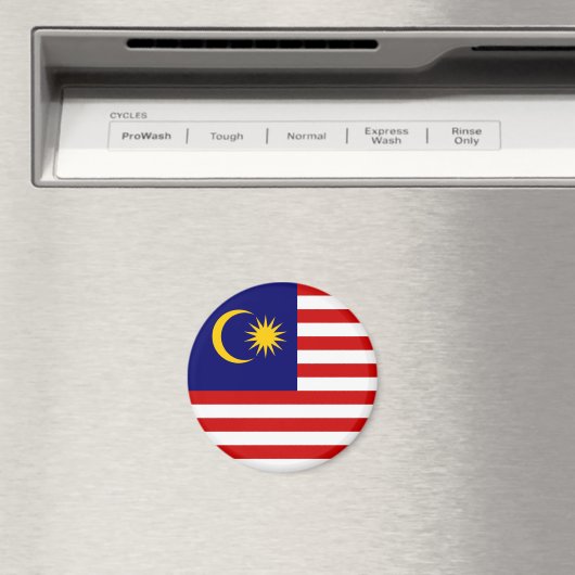 Aimant Drapeau de Malaisie (In Situ (Lave-vaisselle))