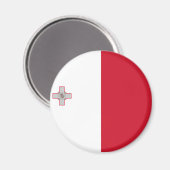 Aimant Drapeau de Malte (Recto/Verso)