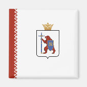 Aimant Drapeau de Mari El (Devant)