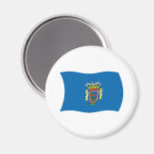Aimant Drapeau de Melilla (Recto/Verso)