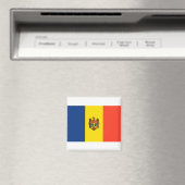 Aimant Drapeau de Moldova (In Situ (Lave-vaisselle))