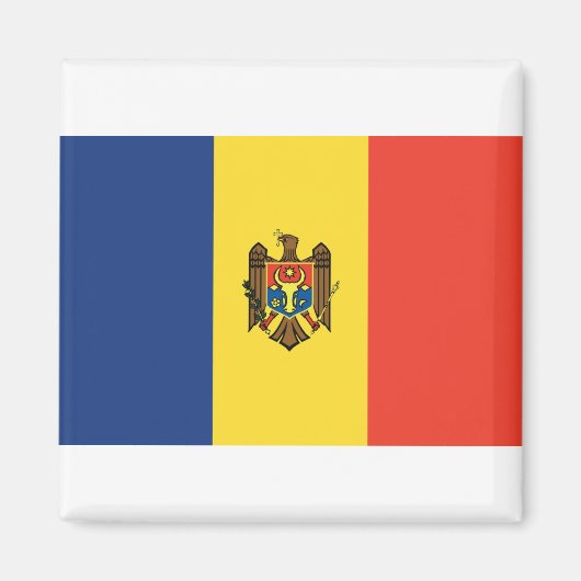 Aimant Drapeau de Moldova (Devant)