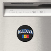 Aimant Drapeau de Moldova (In Situ (Lave-vaisselle))