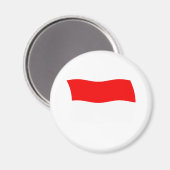 Aimant Drapeau de Monaco (Recto/Verso)