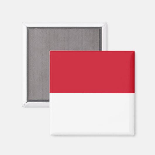 Aimant Drapeau de Monaco (Recto/Verso)