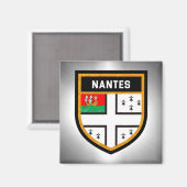 Aimant Drapeau de Nantes (Recto/Verso)