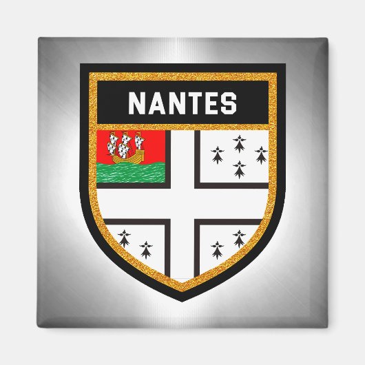 Aimant Drapeau de Nantes (Devant)