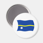 Aimant Drapeau de Nauru (Recto/Verso)