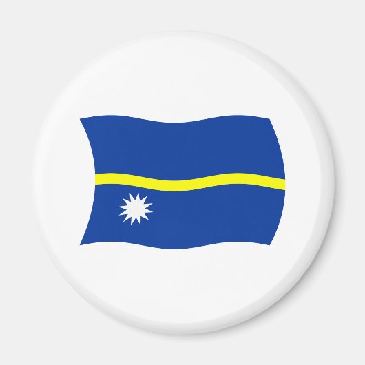 Aimant Drapeau de Nauru (Devant)