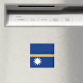 Aimant Drapeau de Nauru (In Situ (Lave-vaisselle))