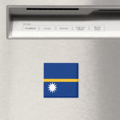 Aimant Drapeau de Nauru (In Situ (Lave-vaisselle))