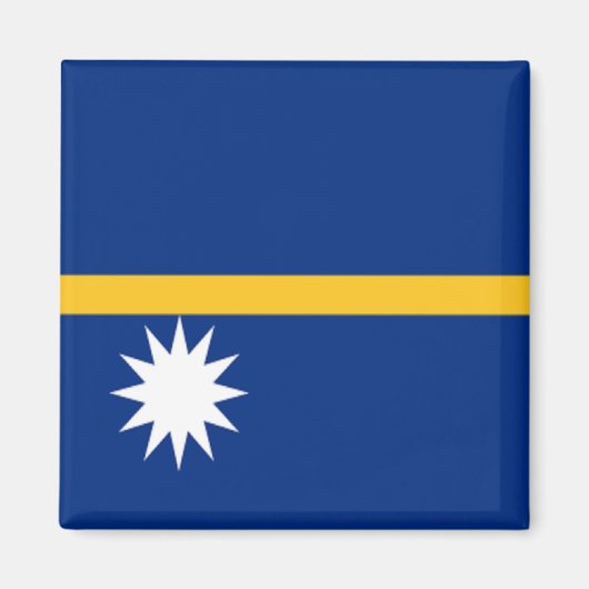 Aimant Drapeau de Nauru (Devant)