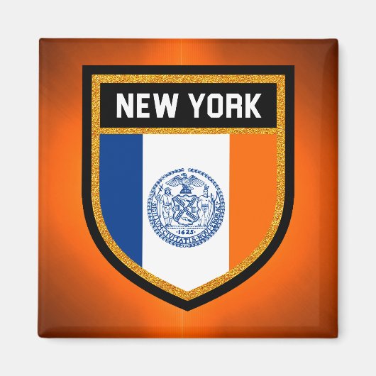 Aimant Drapeau de New York (Devant)