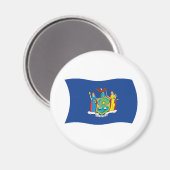 Aimant Drapeau de New York (Recto/Verso)