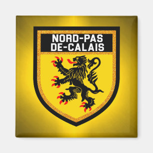 Aimant Drapeau de Nord-Pas-de-Calais