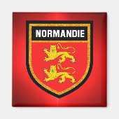 Aimant Drapeau de Normandie (Devant)