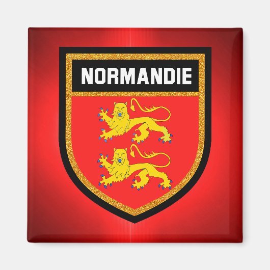 Aimant Drapeau de Normandie (Devant)