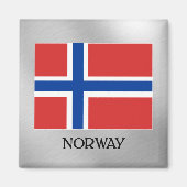 Aimant Drapeau de Norway (Devant)