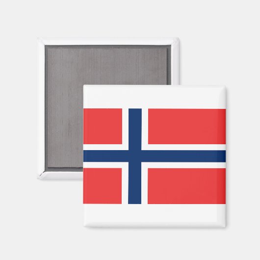 Aimant Drapeau de Norway (Recto/Verso)