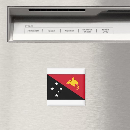 Aimant Drapeau de Papouasie-Nouvelle-Guinée (In Situ (Lave-vaisselle))