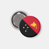 Aimant Drapeau de Papouasie-Nouvelle-Guinée (Recto/Verso)