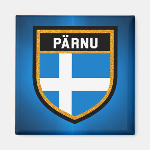 Aimant Drapeau de Pärnu
