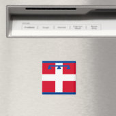 Aimant Drapeau de Piemonte (Italie) (In Situ (Lave-vaisselle))
