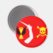 Aimant Drapeau de pirate Christopher Moody (Recto/Verso)