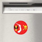 Aimant Drapeau de pirate Christopher Moody (In Situ (Lave-vaisselle))