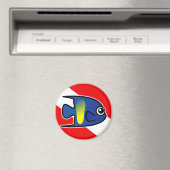 Aimant Drapeau de plongée de poisson-ange Yellowbar (In Situ (Lave-vaisselle))