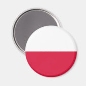 Aimant Drapeau de Pologne (Recto/Verso)
