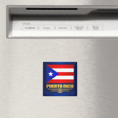 Aimant Drapeau de Porto Rico (In Situ (Lave-vaisselle))