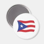 Aimant Drapeau de Porto Rico (Recto/Verso)