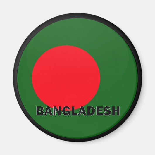 Aimant Drapeau de qualité du Bangladesh Roundel (Devant)