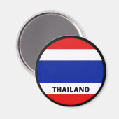 Aimant Drapeau de qualité Roundel Thaïlande (Recto/Verso)