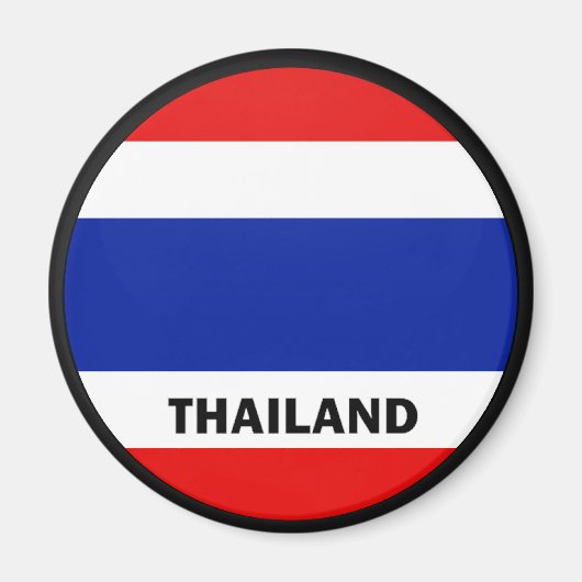 Aimant Drapeau de qualité Roundel Thaïlande (Devant)