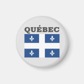 Aimant Drapeau de Québec, Canada (Devant)