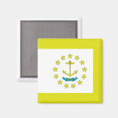 Aimant Drapeau de Rhode Island (Recto/Verso)
