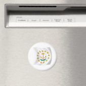 Aimant Drapeau de Rhode Island (In Situ (Lave-vaisselle))