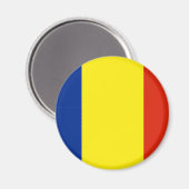 Aimant Drapeau de Roumanie (Recto/Verso)