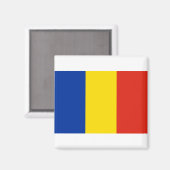 Aimant Drapeau de Roumanie (Recto/Verso)