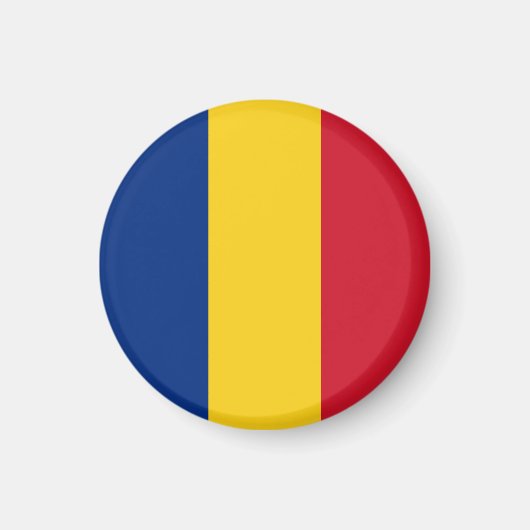 Aimant Drapeau de Roumanie (Devant)