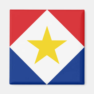 Aimant Drapeau de Saba