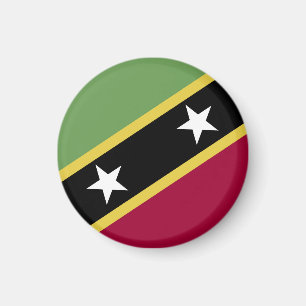 Aimant Drapeau de Saint-Kitset-Nevis