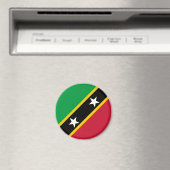 Aimant Drapeau de Saint-Kitts-et-Nevis (In Situ (Lave-vaisselle))