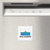 Aimant Drapeau de Saint-Marin (In Situ (Lave-vaisselle))
