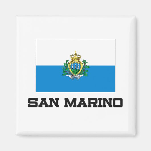 Aimant Drapeau de Saint-Marin (Devant)