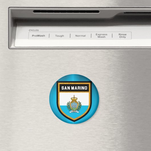 Aimant Drapeau de Saint-Marin (In Situ (Lave-vaisselle))