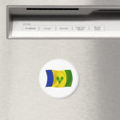Aimant Drapeau de Saint-Vincent-et-les-Grenadines (In Situ (Lave-vaisselle))