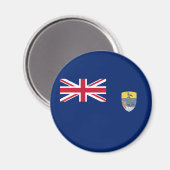 Aimant Drapeau de Sainte-Hélène (Recto/Verso)